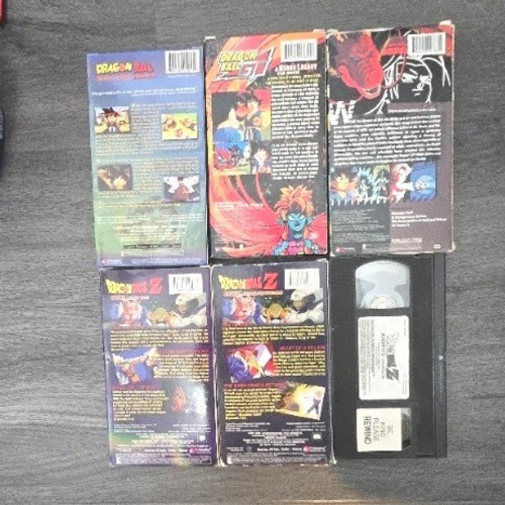 Vintage Dragon Ball Z & GT VHS Lot: 6 Tapes, Babidi, Androids, Movies - Picture 4 of 4